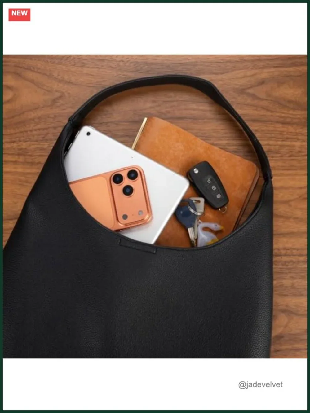 Slouchy Hobo Bag Women Vegan Leather Shoulder Tote Work Handbag